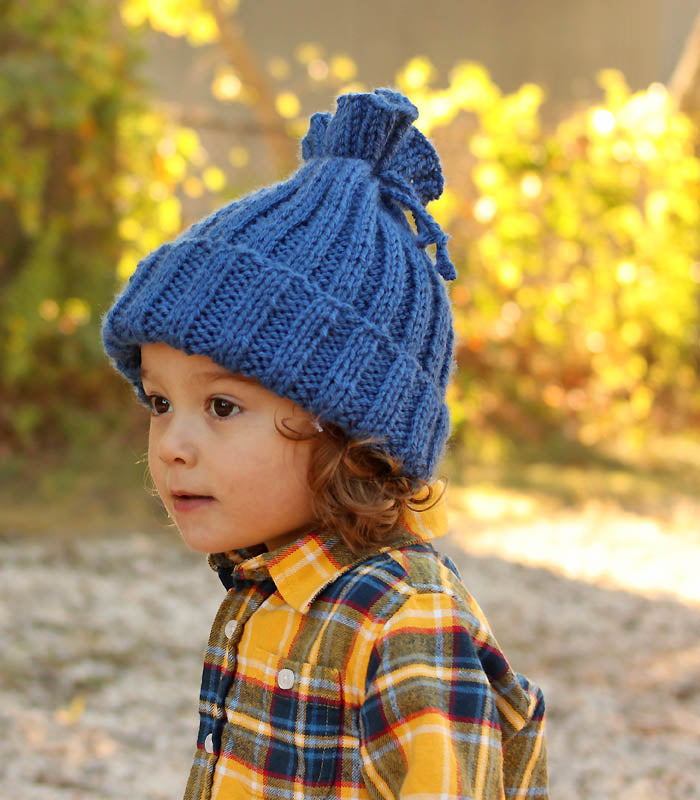 Easiest Kids Hat Knitting Pattern – Gina Michele Knitting